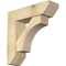 Ekena Millwork Westlake Slat Rough Sawn Bracket w/ Offset Brace, Douglas Fir, 8"W x 28"D x 28"H BKT0806X28X28WTL06RDF - alternate 1